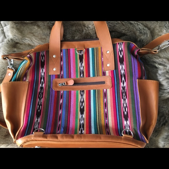 Nena & Co. Artisan Convertible Day Bag - Picture 2 of 3